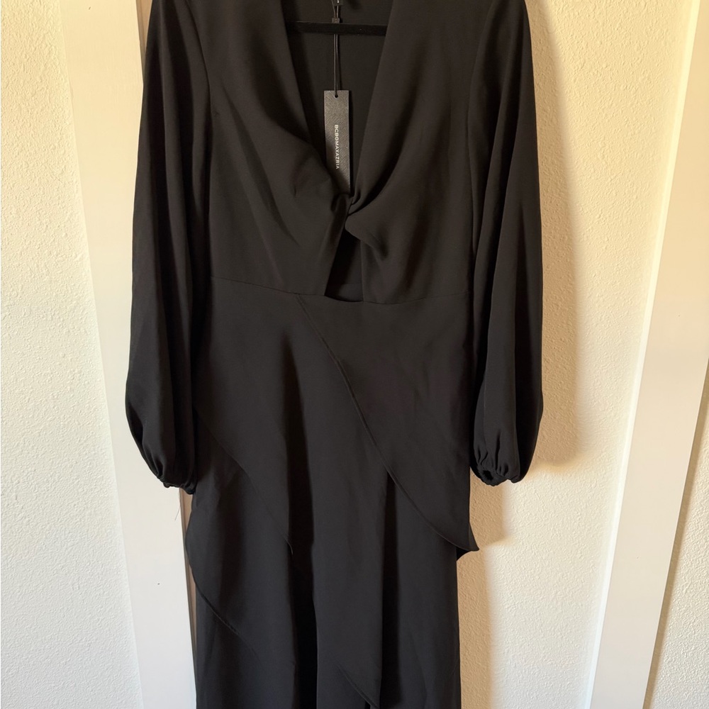 BCBGMaxAzria Elegant Black Long Sleeve Dress